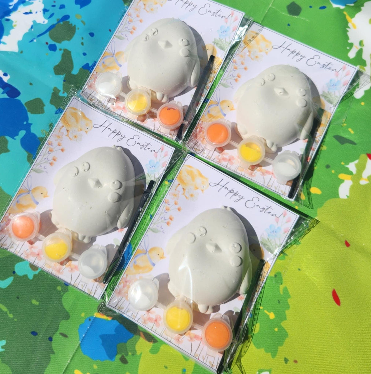 Easter Chick DIY Paint Kit | Kids Craft, Easter Basket Filler