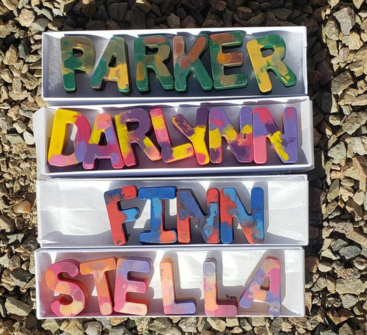 Personalized Crayon Names, Party Favors, Stocking Stuffers, Easter Basket - YOU PICK COLORS