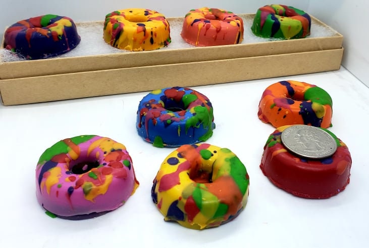 Doughnut Shop Crayons - Doughnut Party Favors - Doughnut Crayons