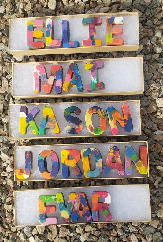 Crayon Names l Kids Gift l Easter Basket Filler l Crayon Names l Children Craft l Custom Name l l Stocking Stuffer l Kids Christmas Gift