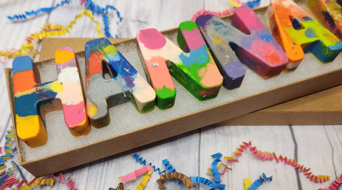Personalized Crayon Names, Party Favors, Stocking Stuffers, Easter Basket, Flower Girl Gift, Birthday Party Favors