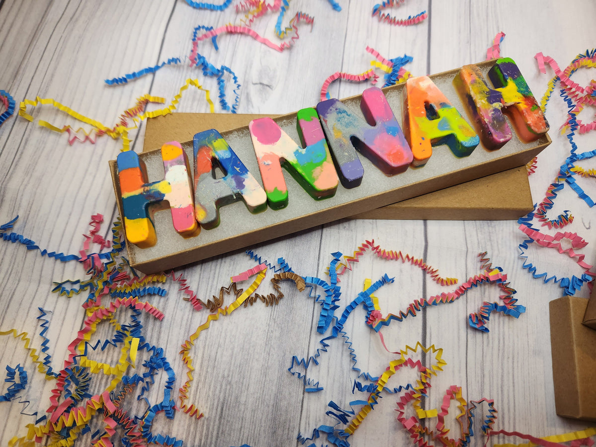 Personalized Crayon Names, Party Favors, Stocking Stuffers, Easter Basket, Flower Girl Gift, Birthday Party Favors