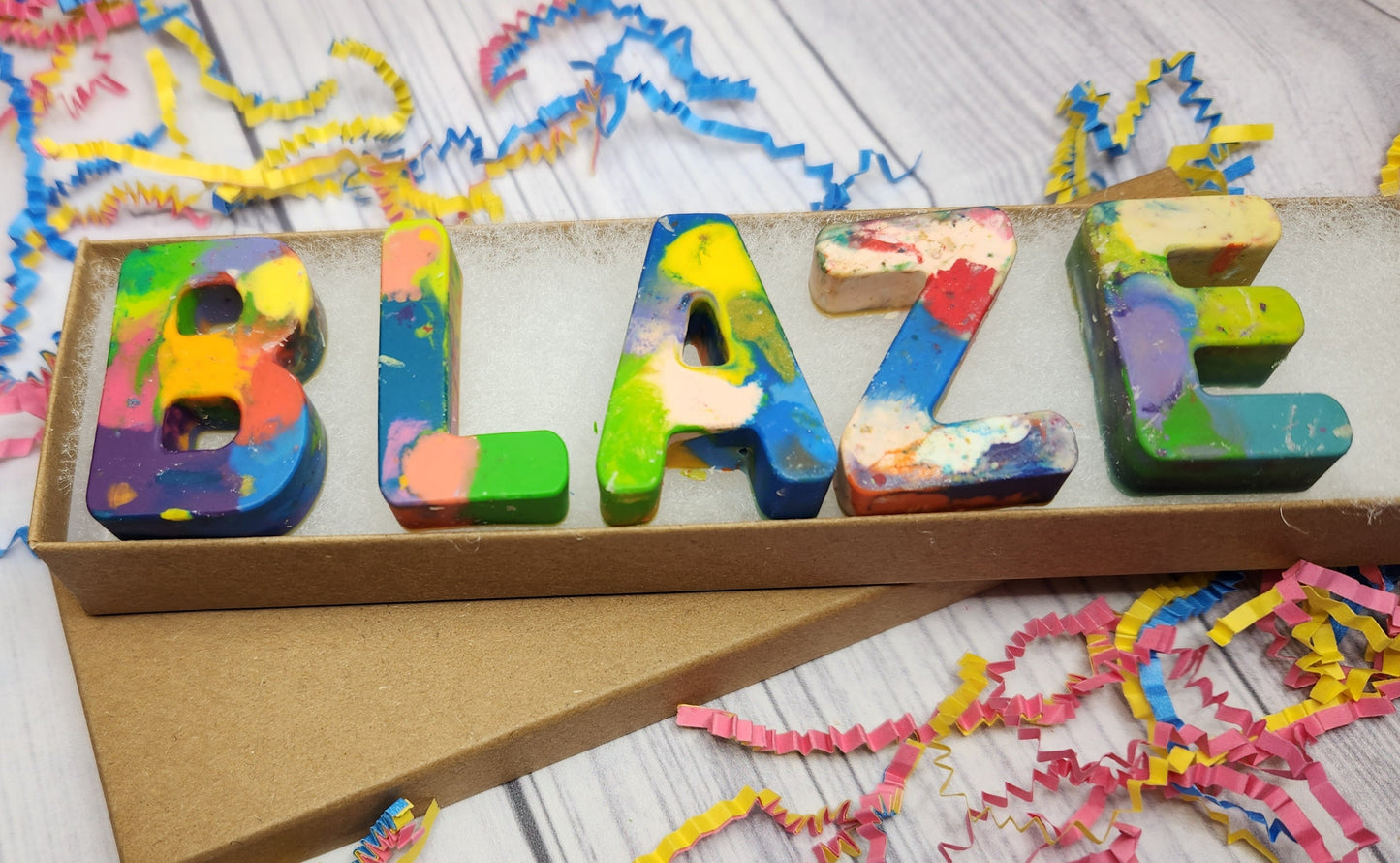 Personalized Crayon Names, Party Favors, Stocking Stuffers, Easter Basket, Flower Girl Gift, Birthday Party Favors