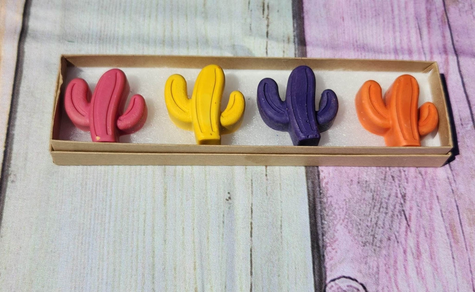 Cactus Crayons Box Set - Party Favors - Birthday Gift - Crayons