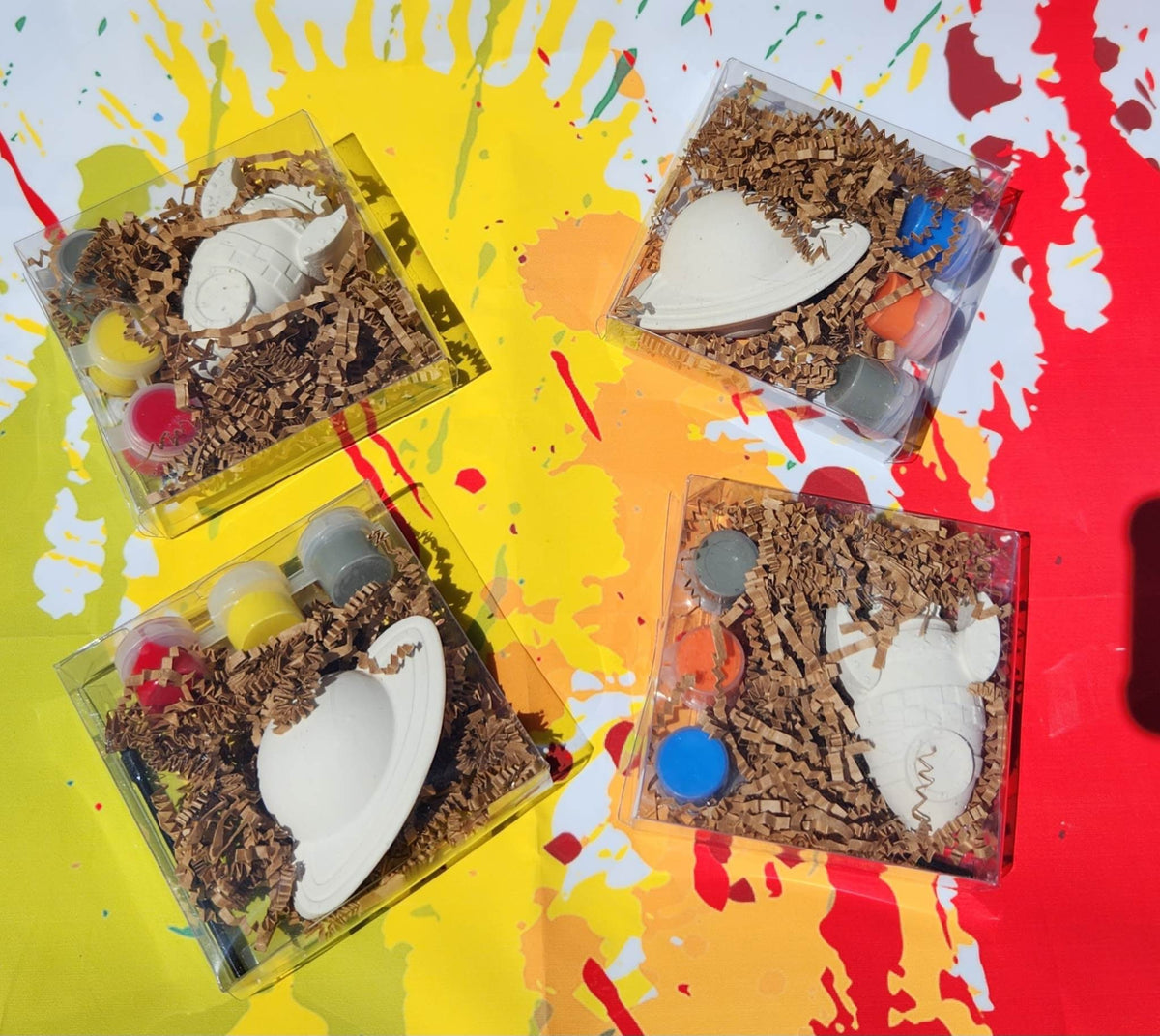 Space Paint Kit: DIY Plaster Craft, Kids Party Favors