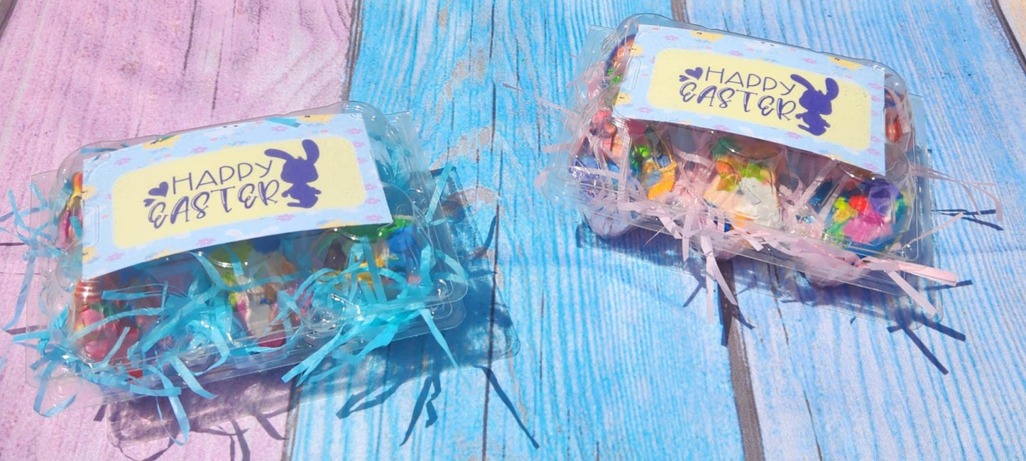 Easter Basket Gift l Kids Easter Gift l 6 Easter Crayons in Carton l Toddler Crayons l Easter Coloring l Easter Crayons l Bunny Crayon