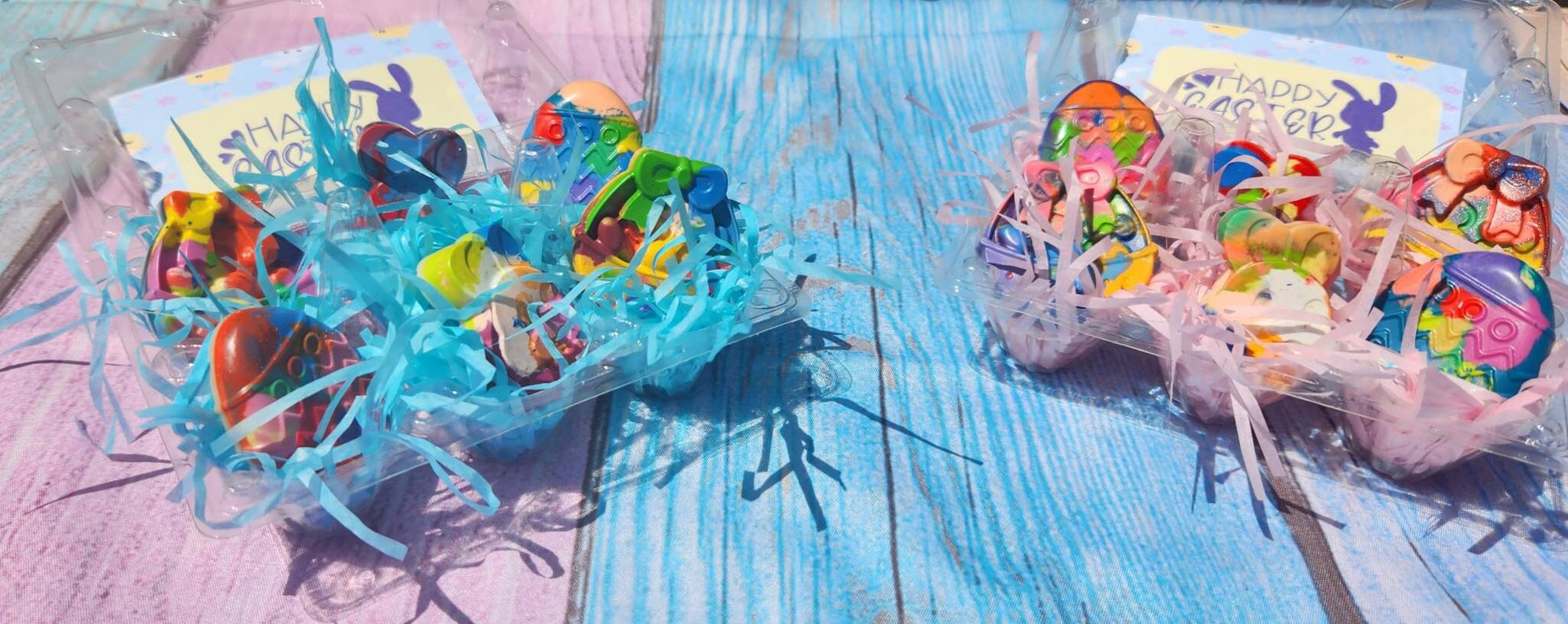 Easter Basket Gift l Kids Easter Gift l 6 Easter Crayons in Carton l Toddler Crayons l Easter Coloring l Easter Crayons l Bunny Crayon