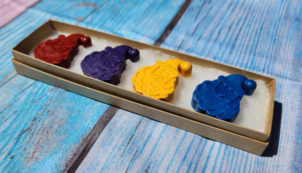 Santa Face Crayons: Christmas Stocking Stuffers, Kids Party Favors