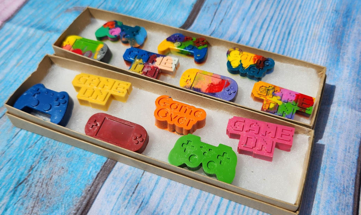 Gamer Crayons: Video Game Party Favors, Non-Toxic Crayons