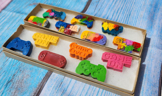 Gamer Crayons: Video Game Party Favors, Non-Toxic Crayons