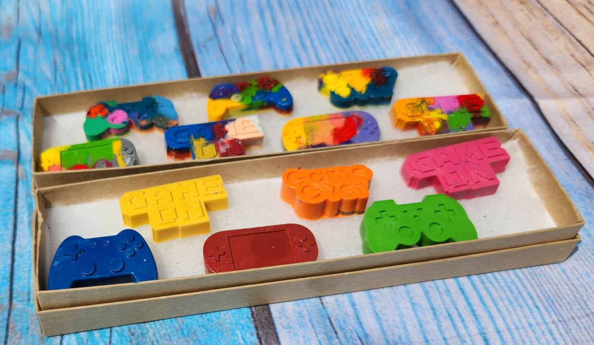 Gamer Crayons: Video Game Party Favors, Non-Toxic Crayons