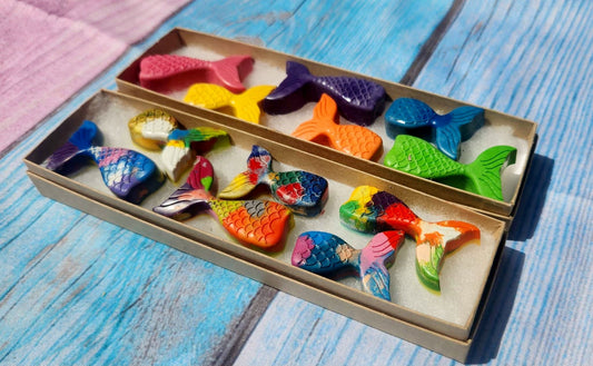 Personalized Crayon Names, Party Favors, Mermaid Tail Crayons, Mermaid Crayons, Mermaid Fin Crayons, Mermaid Party