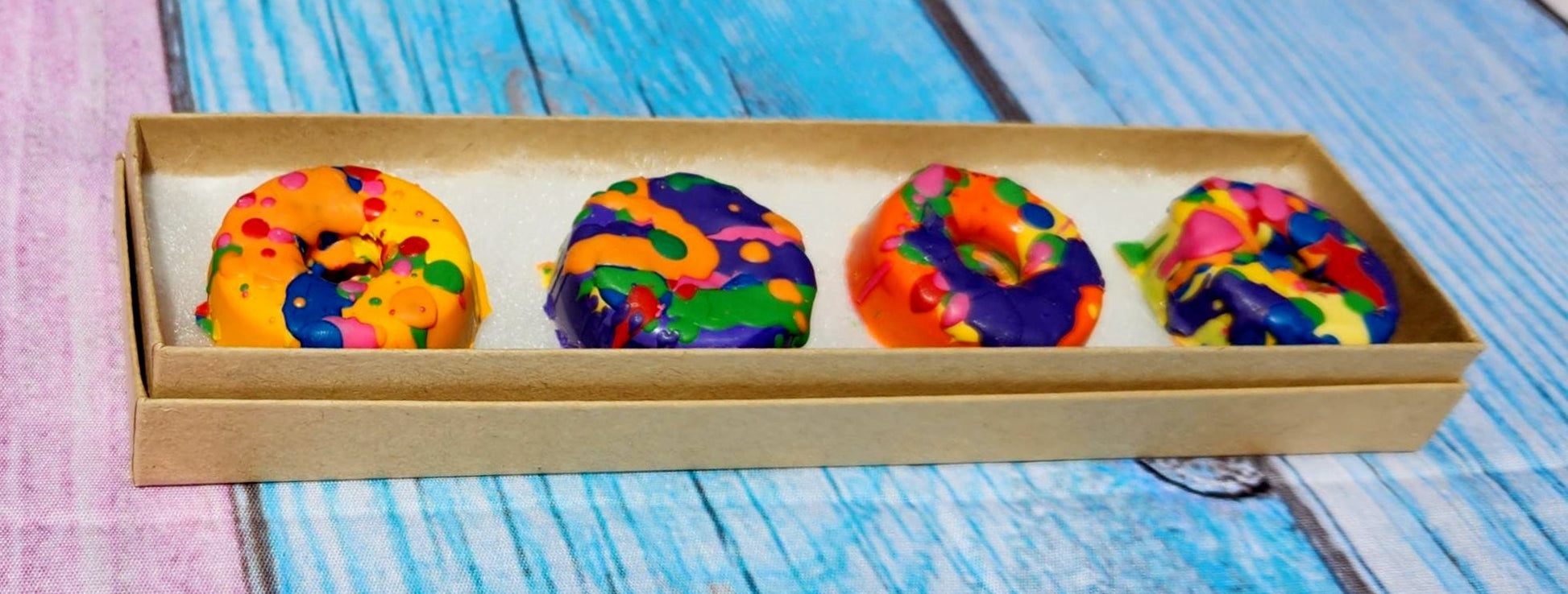 Doughnut Shop Crayons - Doughnut Party Favors - Doughnut Crayons