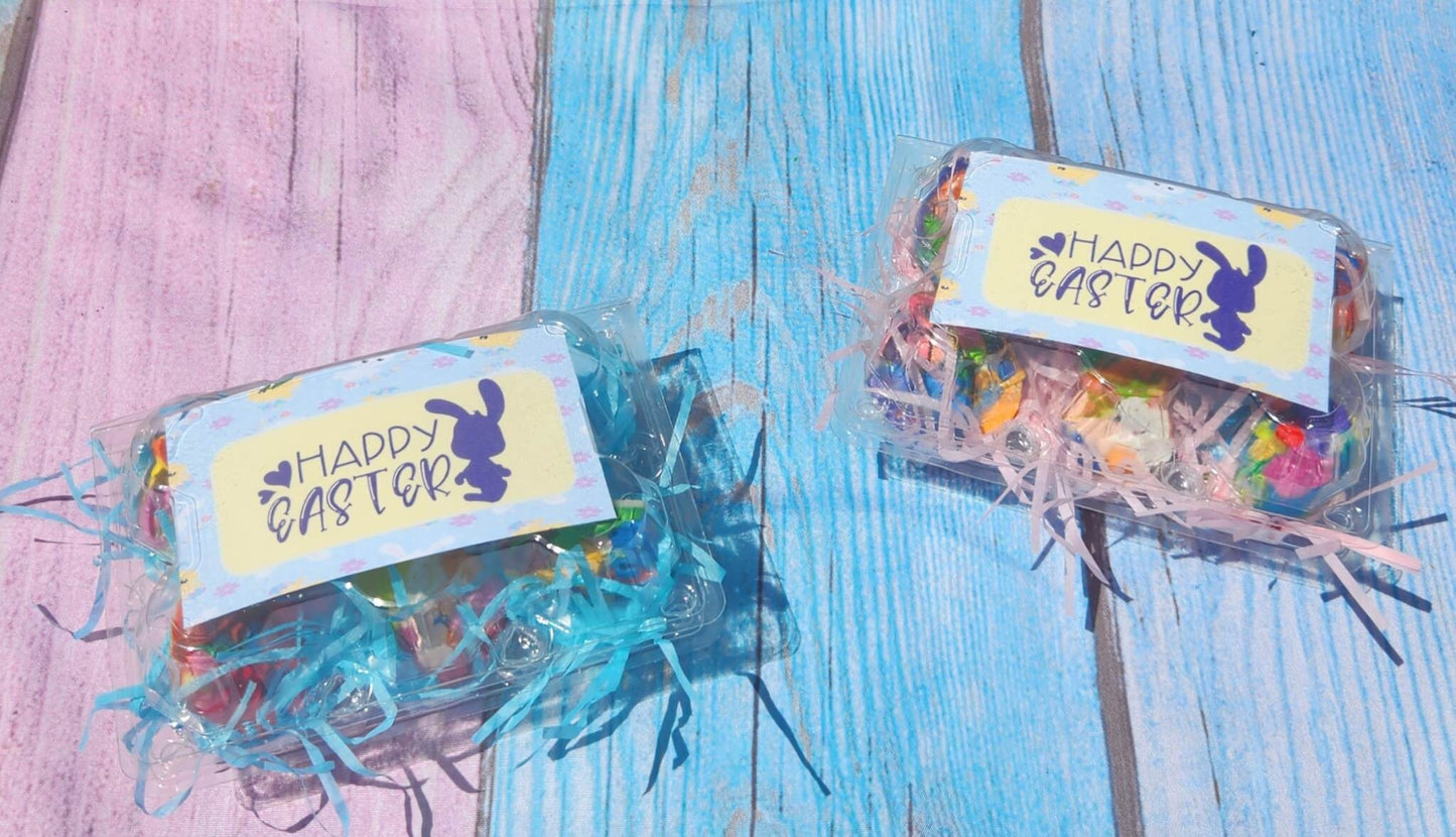 Easter Basket Gift l Kids Easter Gift l 6 Easter Crayons in Carton l Toddler Crayons l Easter Coloring l Easter Crayons l Bunny Crayon