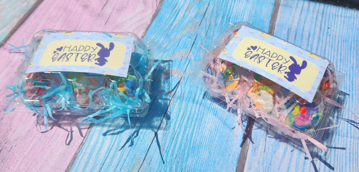 Easter Basket Gift l Kids Easter Gift l 6 Easter Crayons in Carton l Toddler Crayons l Easter Coloring l Easter Crayons l Bunny Crayon