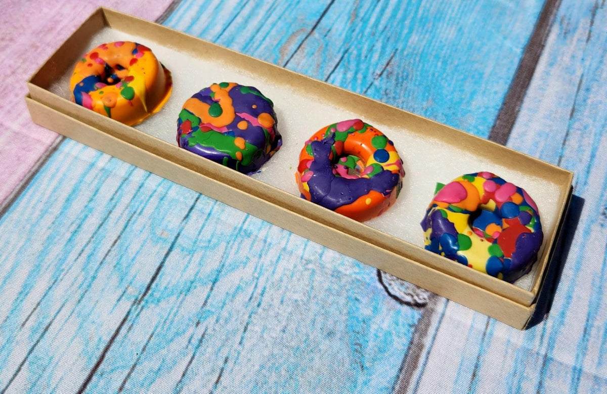 Doughnut Shop Crayons - Doughnut Party Favors - Doughnut Crayons