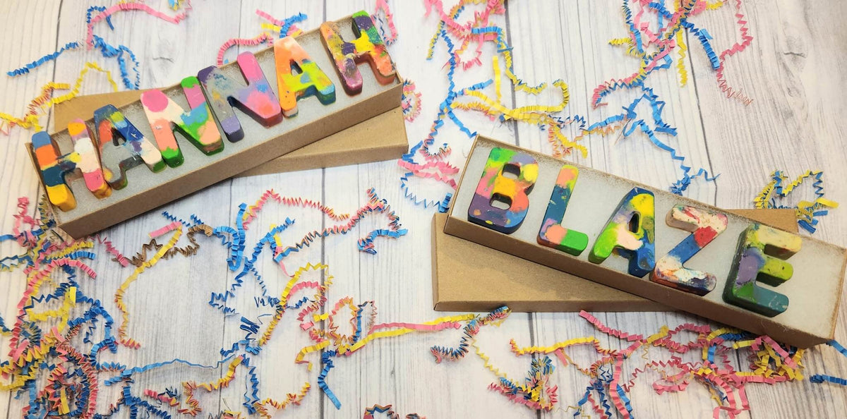 Personalized Crayon Names, Party Favors, Christmas Gifts, Stocking Stuffers, Birthday Party Favors l Gifts for Kids l Crayon Name