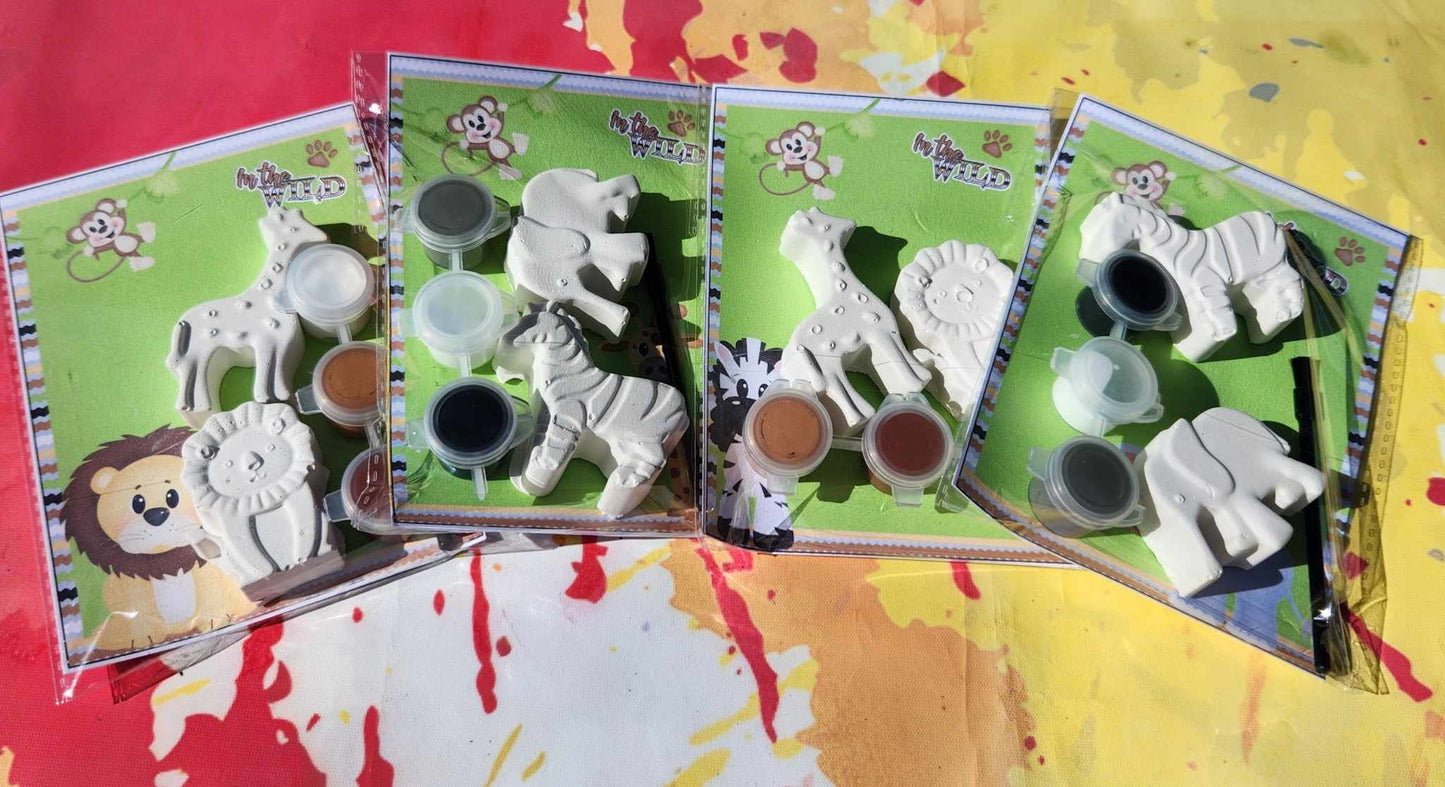Jungle Paint Kits l Kids Craft l Art l DIY Paint l Jungle Party Favors l Jungle themed party Favors l Grab Bag Goodies l Kids Birthday
