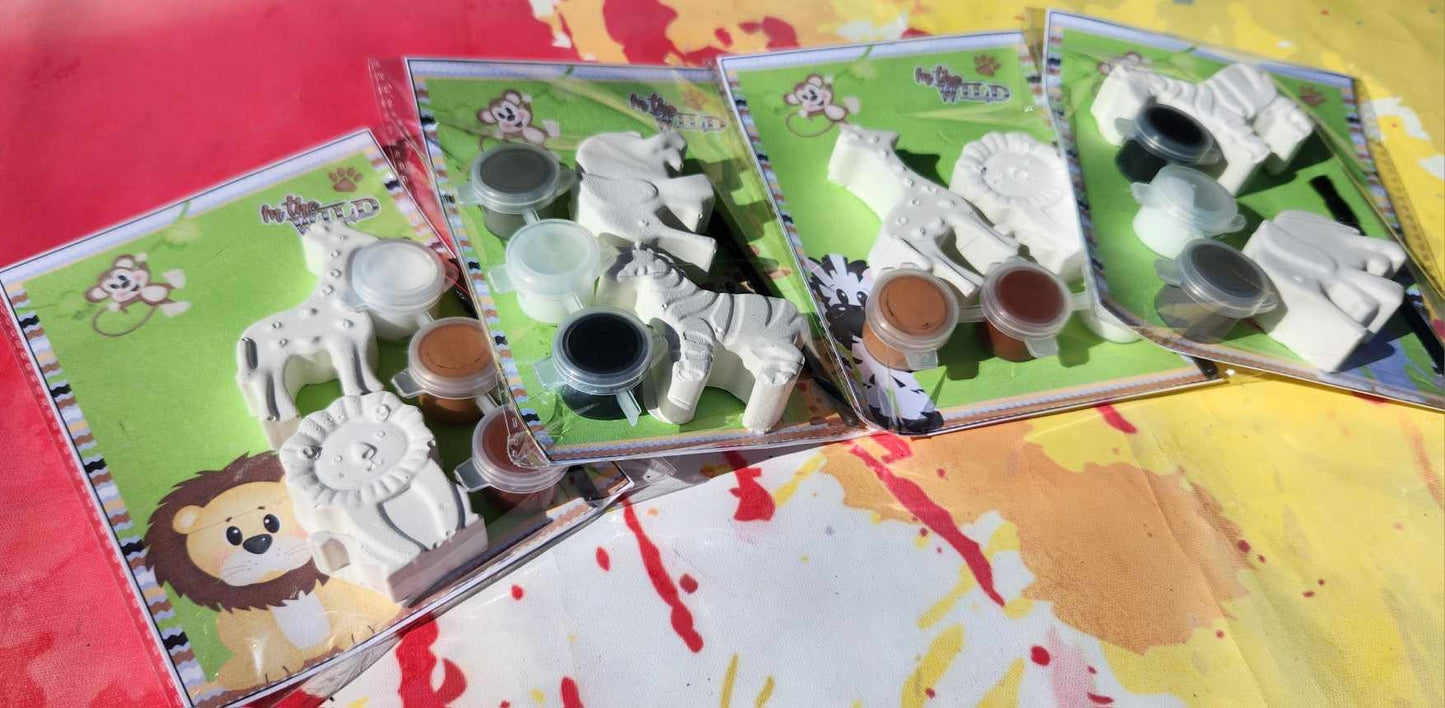 Jungle Paint Kits l Kids Craft l Art l DIY Paint l Jungle Party Favors l Jungle themed party Favors l Grab Bag Goodies l Kids Birthday