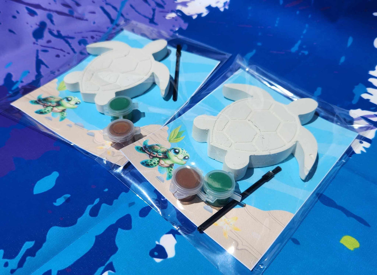 Turtle Paint Kit Party Favors | Fun and Creative Birthday Activity | Non-Toxic Paints | Sea Turtle Theme Party Supplies l Party Favors
