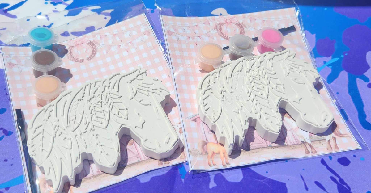 Kids Horse Western Themed Paint Kits – Non-Toxic DIY Party Favors for Creative Fun - Party Favors - Gift Bags