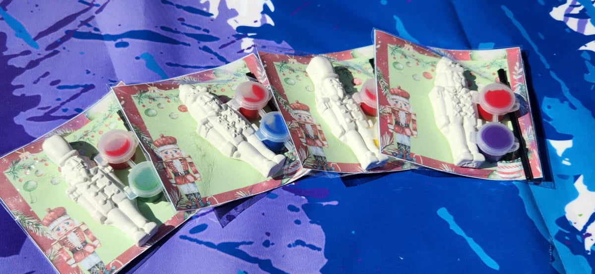 Toy Soldier Paint Kit: DIY Christmas Craft, Stocking Stuffer
