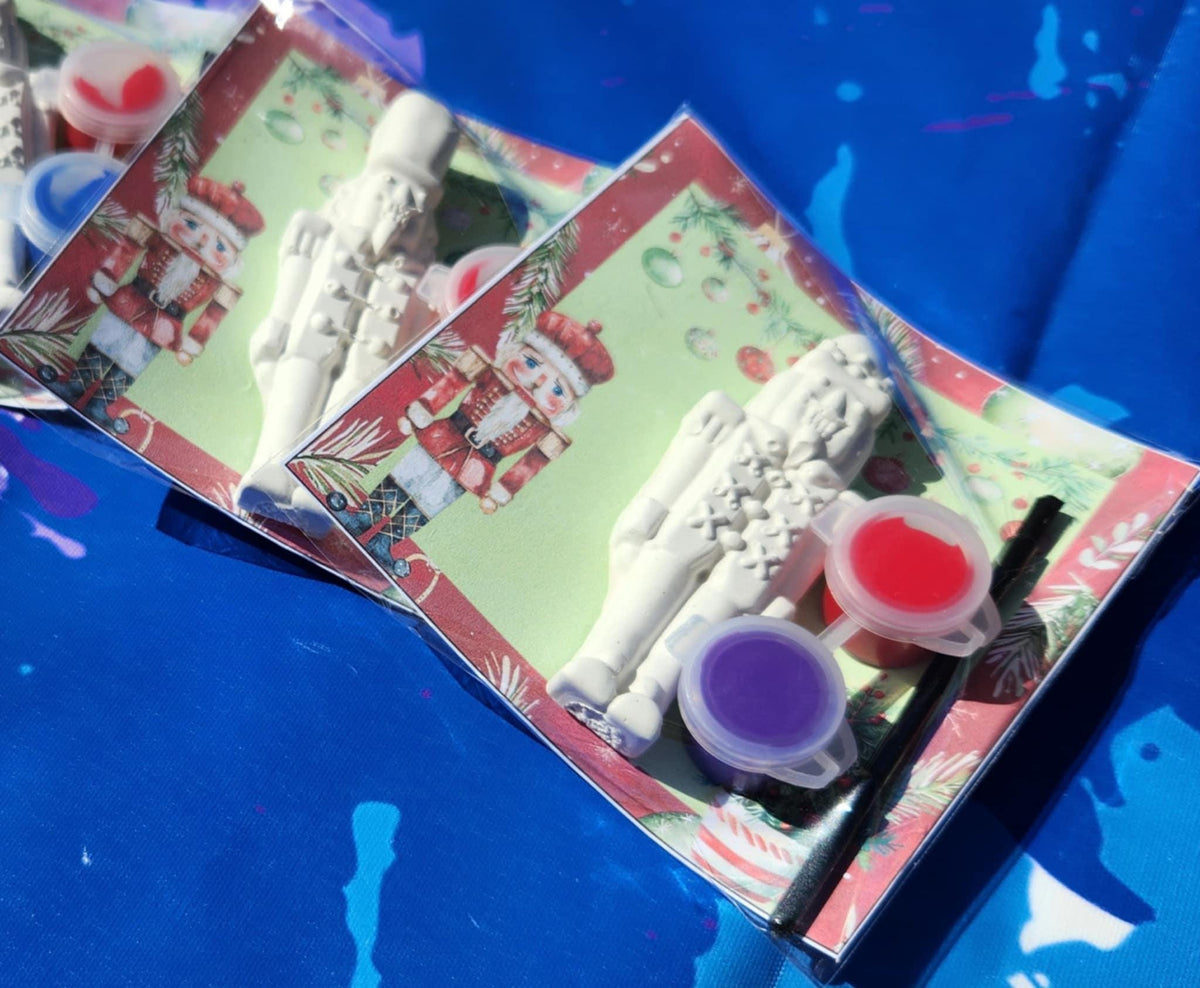 Toy Soldier Paint Kit: DIY Christmas Craft, Stocking Stuffer