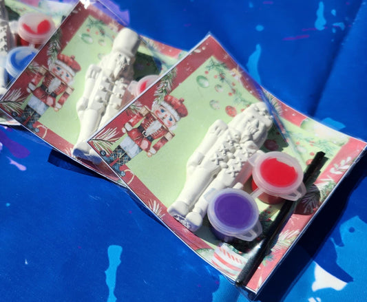 Toy Soldier Paint Kit: DIY Christmas Craft, Stocking Stuffer