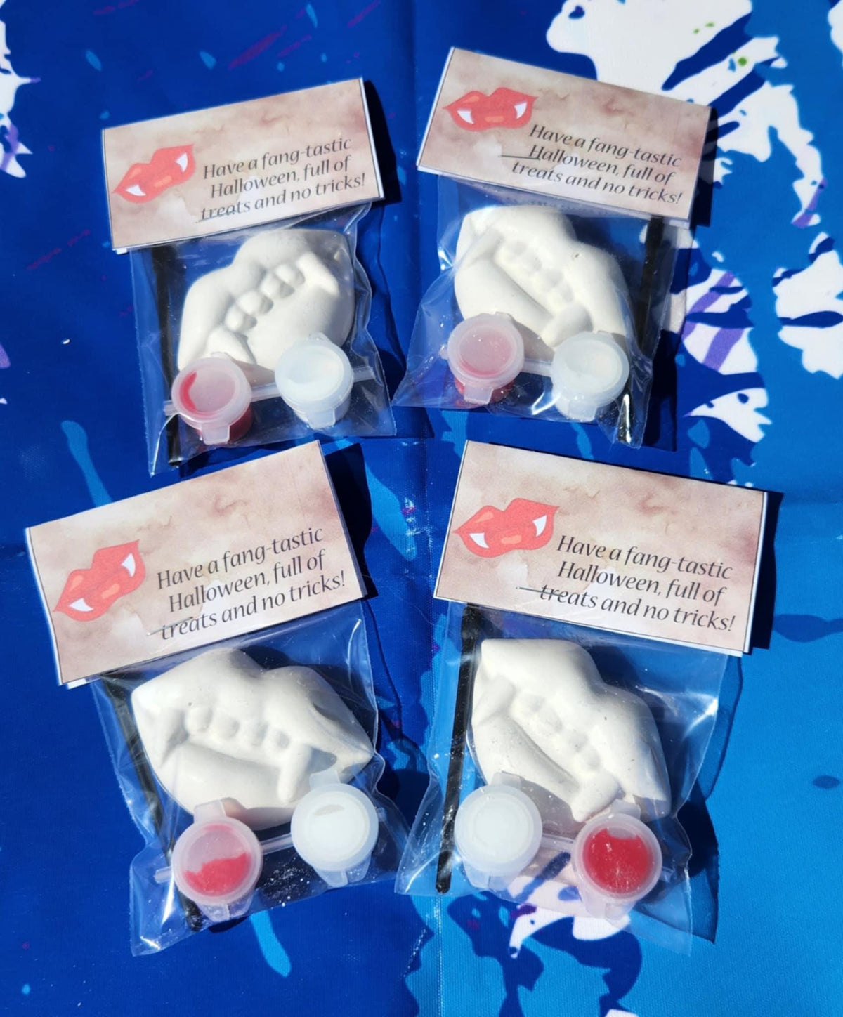 Vampire Plaster Paint Kit for Kids| Party Activity | Kids Craft | Party Bag Fillers | DIY Craft | School Handouts l DIY Paint Kits