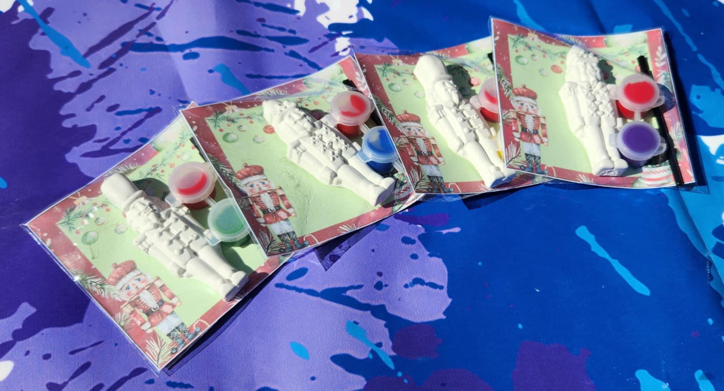 Toy Soldier Paint Kit: DIY Christmas Craft, Stocking Stuffer