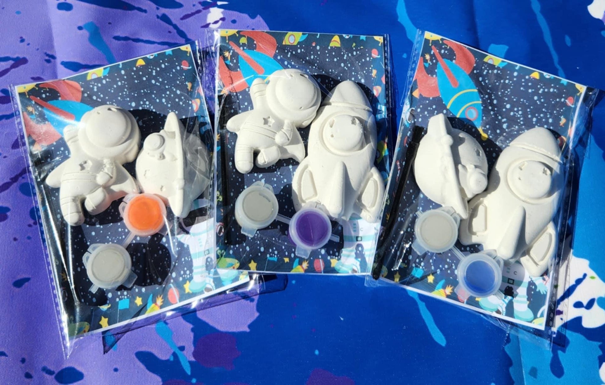 Space Paint Kits l Kids Art - Craft l Space Themed Party Favors l Goodie Bag Favors l Thank you Gifts l Kids DIY l OutterSpace Party