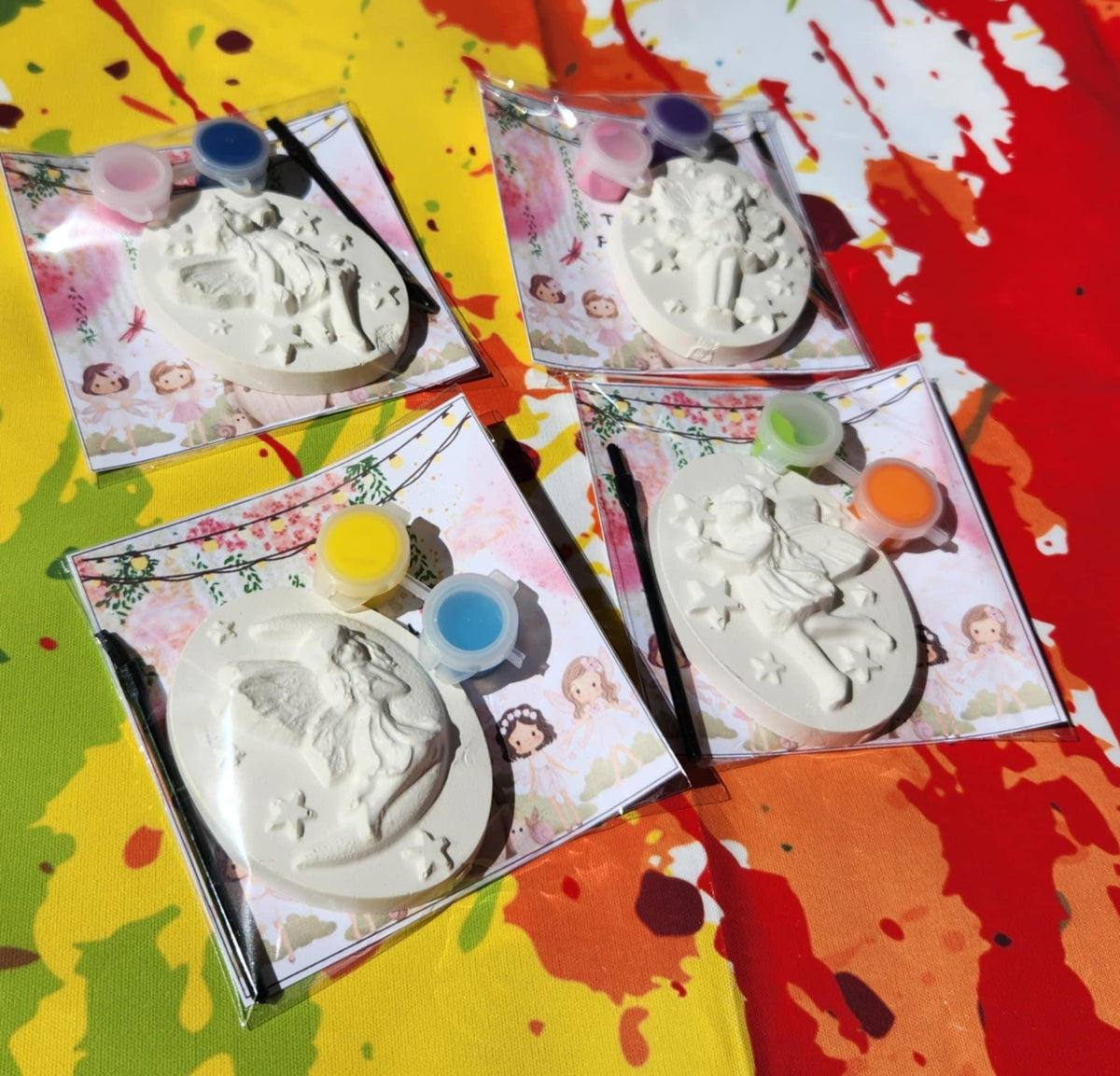 Fairy Plaster Paint Kit Party Favors | Magical DIY Activity for Kids | Enchanted Birthday Party Favors | Fairy Themed Craft Kit