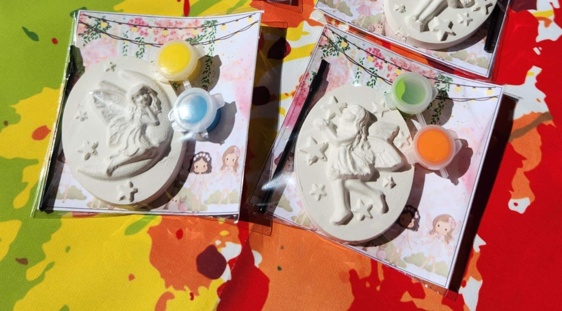 Fairy Plaster Paint Kit Party Favors | Magical DIY Activity for Kids | Enchanted Birthday Party Favors | Fairy Themed Craft Kit
