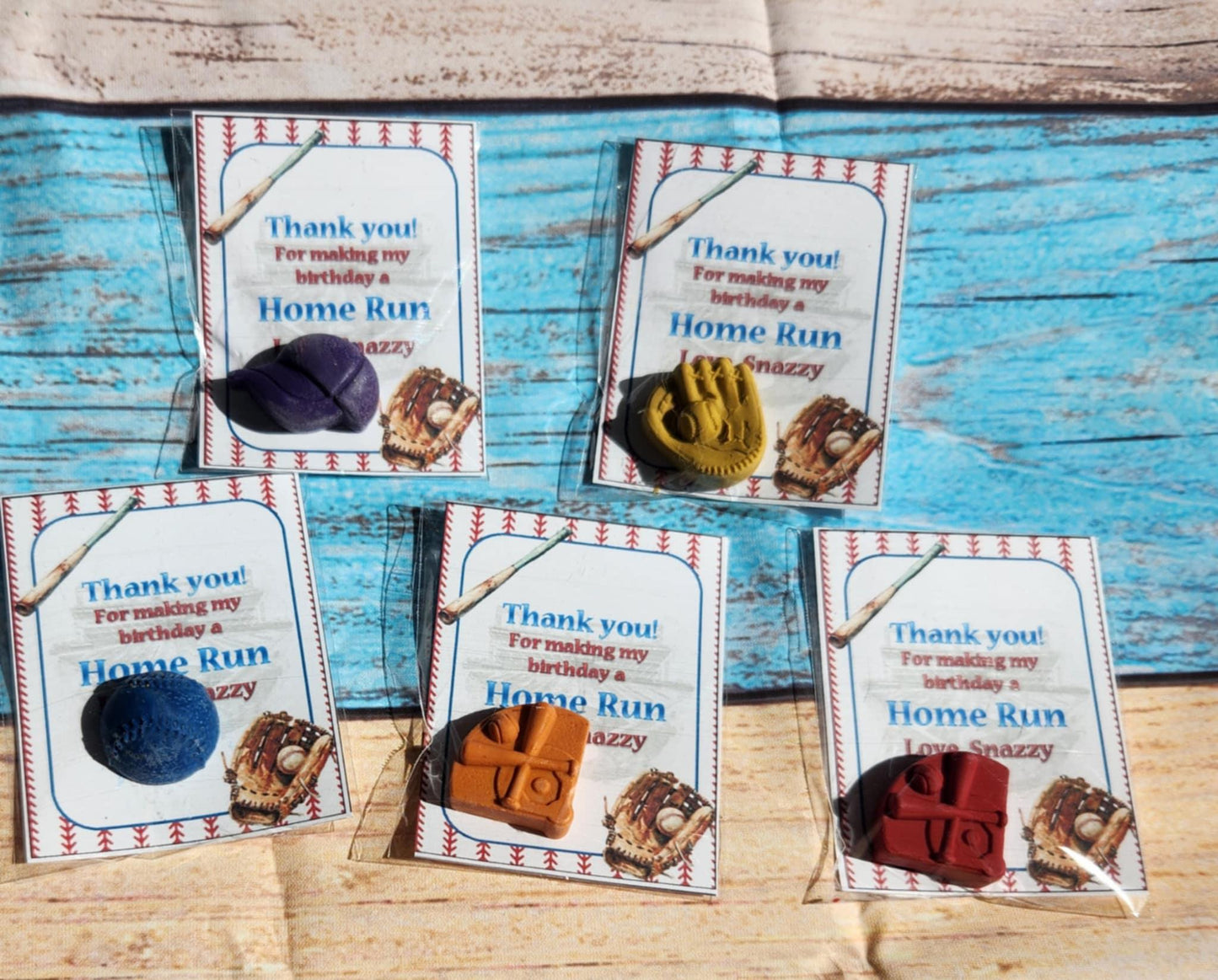 Baseball-Themed Crayon Party Favors – A Home Run for Birthday Goodie Bags!