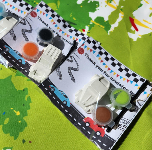 Auto Paint Your Own Kits, Thank you Cards , Party Favors