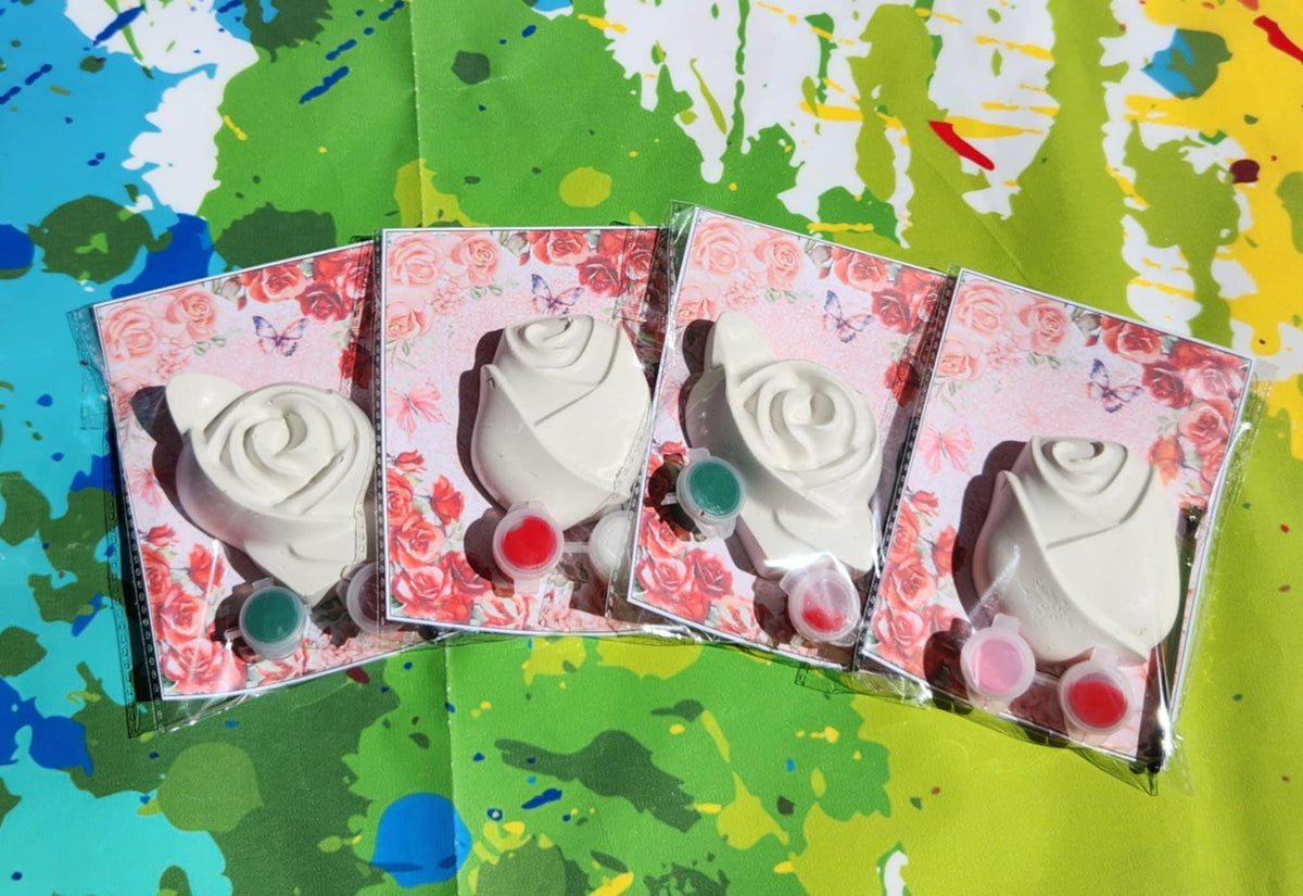 Rose Paint Kits l Kids Craft l DIY Paint l Rose Party Favors l Flower Gifts l Wonderland Party Favors l Goodies Bags l Kids Activity