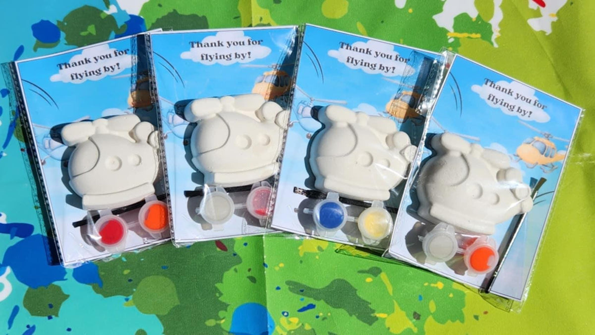 Helicopter Paint Kits | Kids Craft | DIY Paint | Party Favors | Goodie Bags | Kids Activity