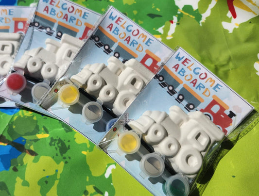 Train birthday Paint your own Kits , Party Favors, Crayon names, Crayons, Birthday party gifts, Choo Choo Birthday