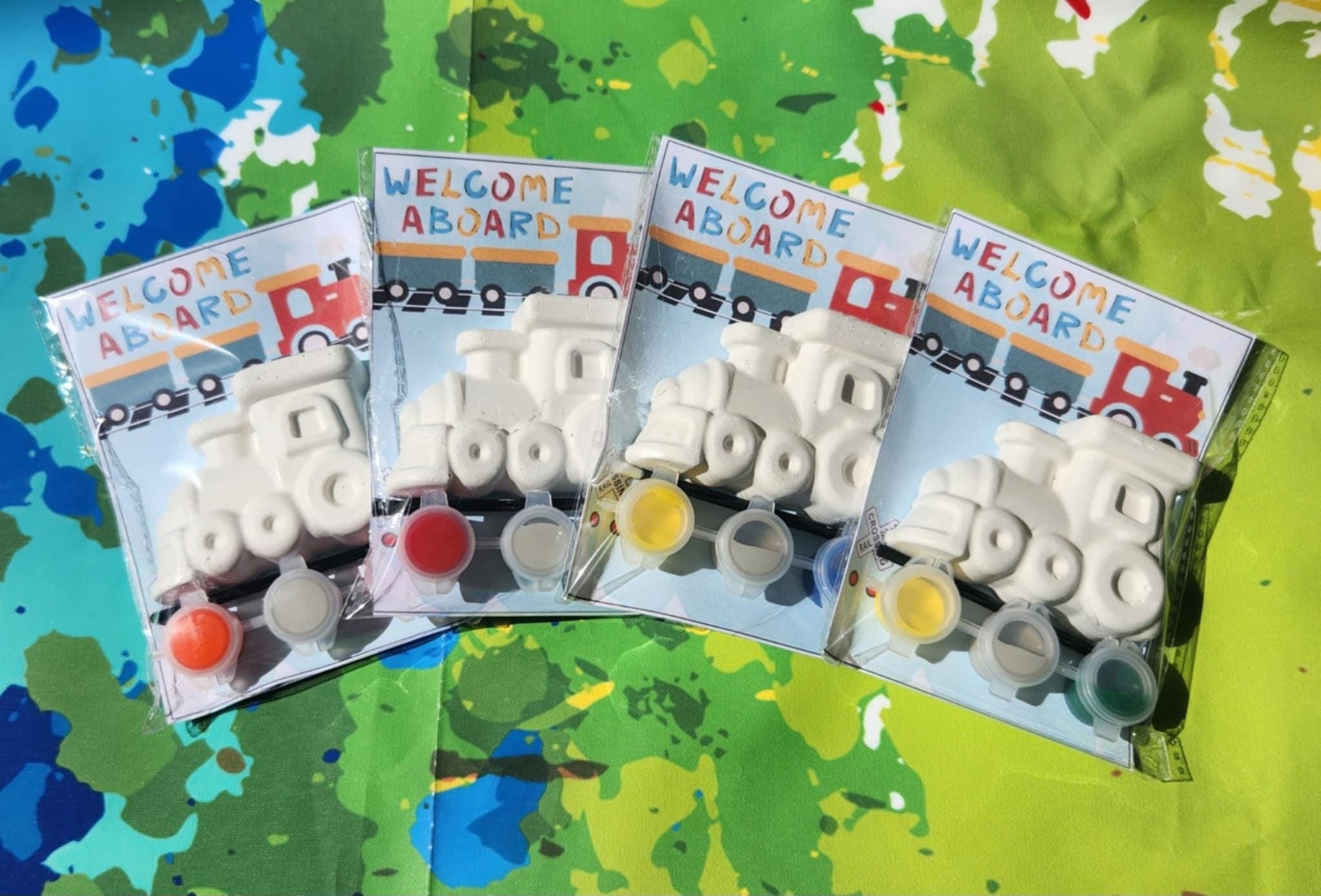 Train birthday Paint your own Kits , Party Favors, Crayon names, Crayons, Birthday party gifts, Choo Choo Birthday