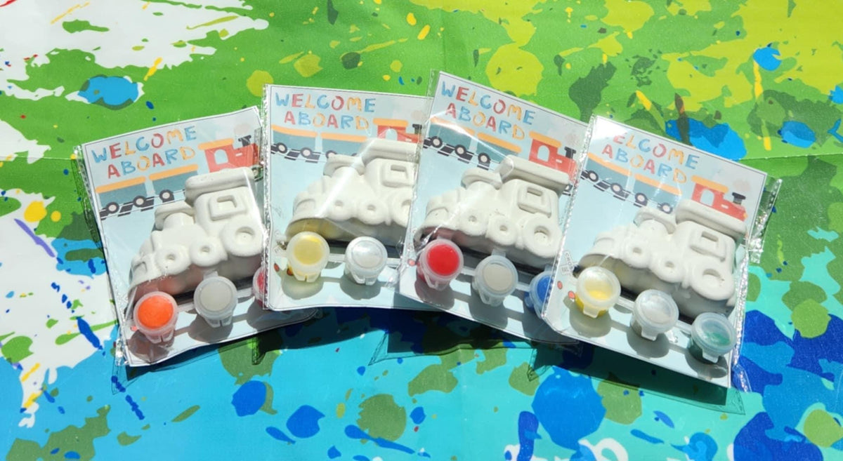 Train birthday Paint your own Kits , Party Favors, Crayon names, Crayons, Birthday party gifts, Choo Choo Birthday