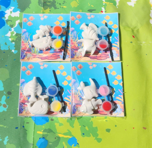 Ocean Themed Paint Kits l Kids Art l DIY painting l Under the Sea Birthday l Fish Party l Party Favors
