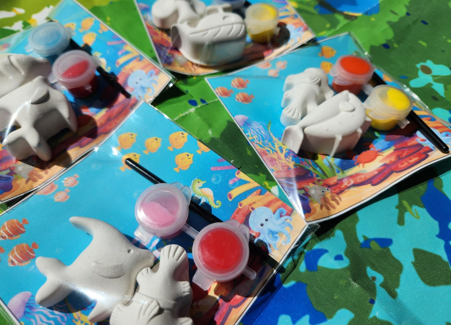 Ocean Themed Paint Kits l Kids Art l DIY painting l Under the Sea Birthday l Fish Party l Party Favors