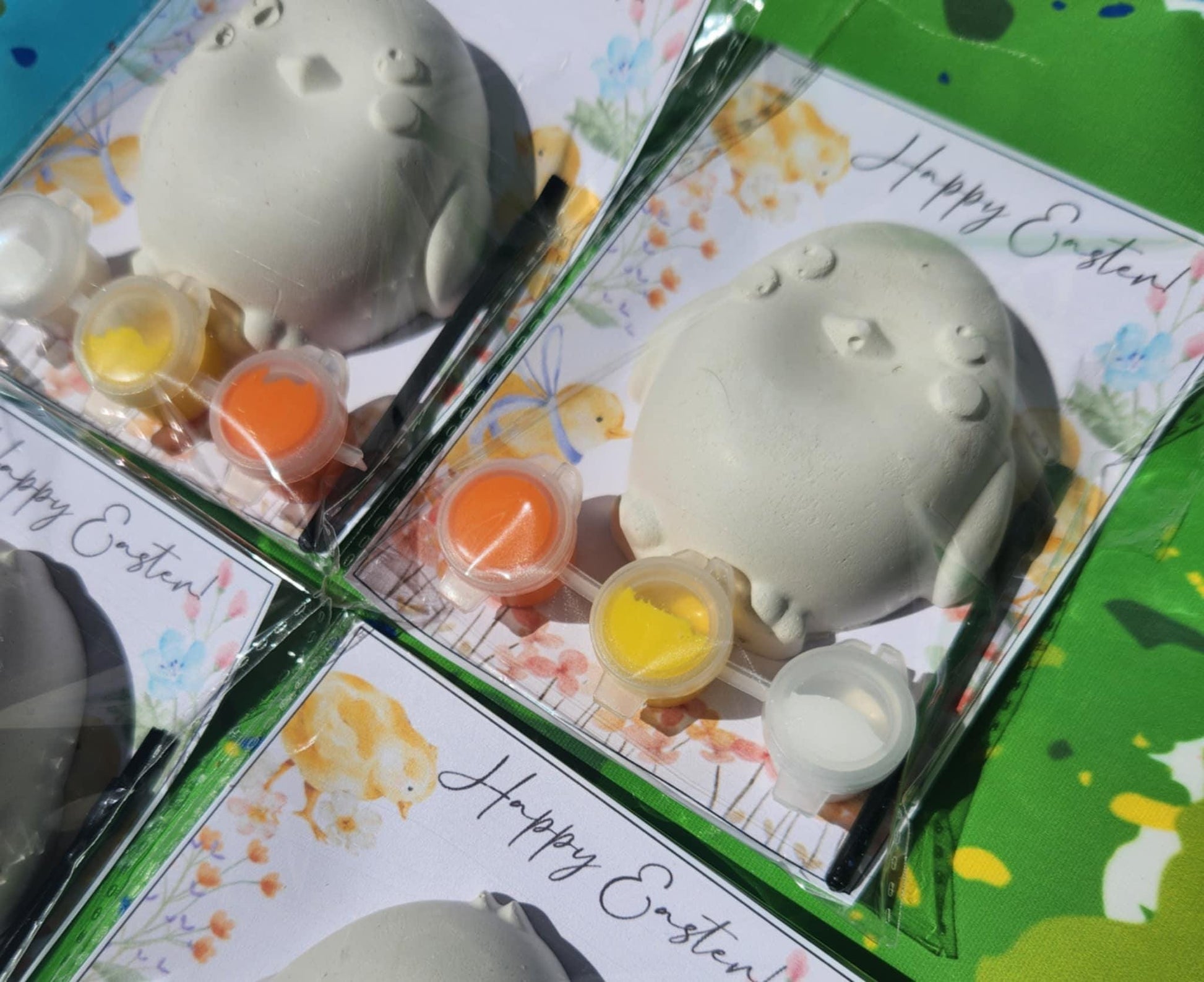 Easter Chick DIY Paint Kit | Kids Craft, Easter Basket Filler