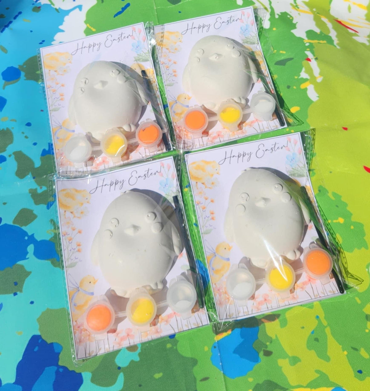 Easter Chick DIY Paint Kit | Kids Craft, Easter Basket Filler