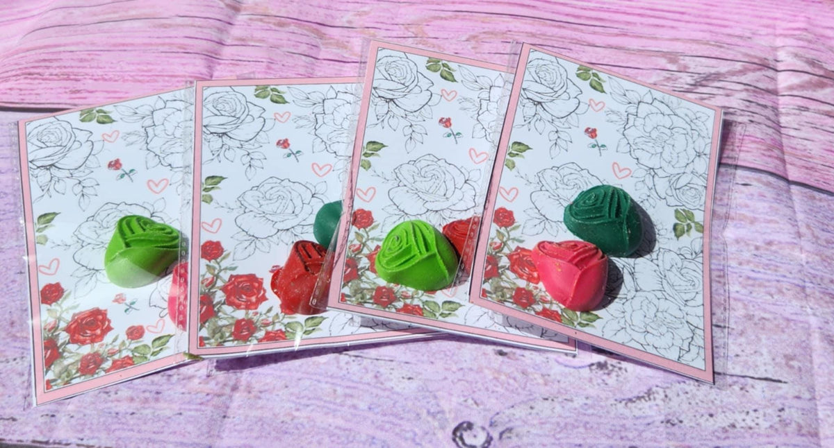 Rose Crayon Party Favors | Rose Coloring Card | Be Our Guest Party Favors | Princess Crayon Goodie Bags | Fairytale Kids Party Supplies
