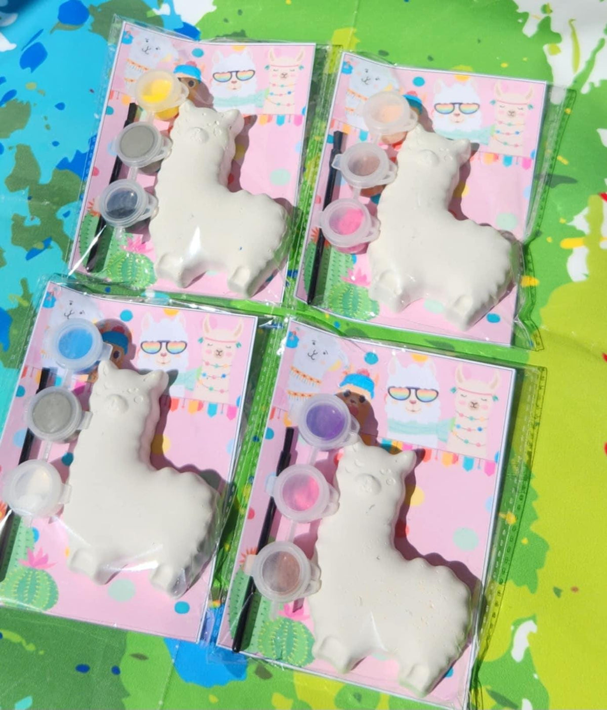 Llama Paint Kit: DIY Party Favor Craft for Kids