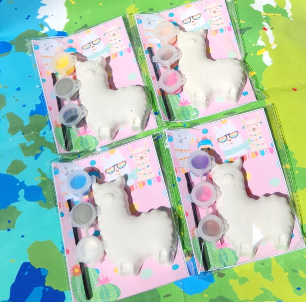 Llama Paint Kit: DIY Party Favor Craft for Kids