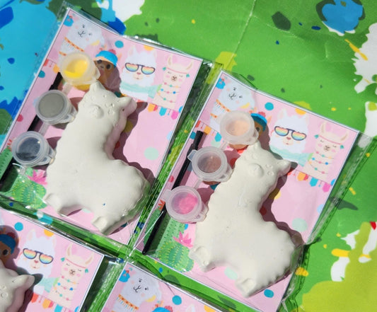 Llama Paint Kit: DIY Party Favor Craft for Kids