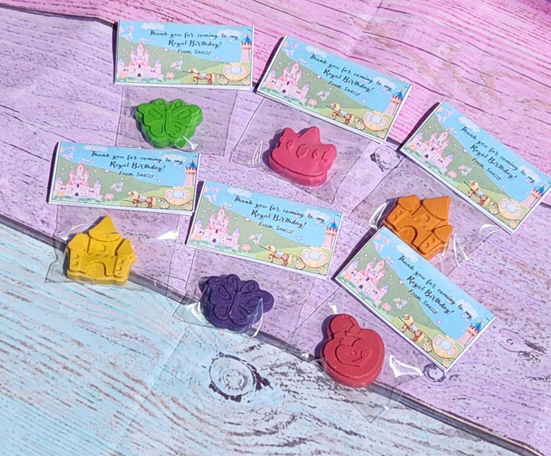 Princess Party Favor: Crown Crayons, Royal Birthday Gifts