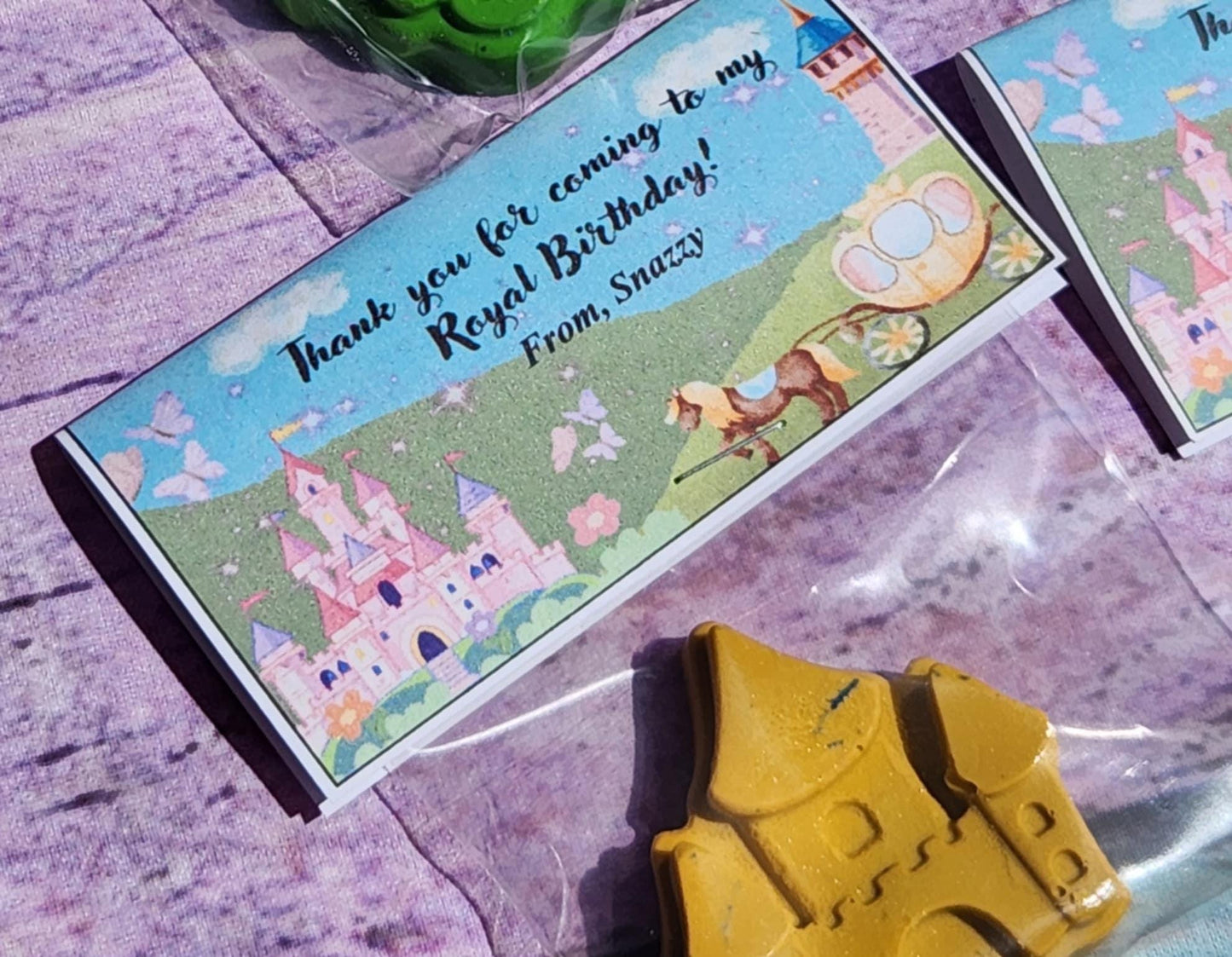 Princess Party Favor: Crown Crayons, Royal Birthday Gifts